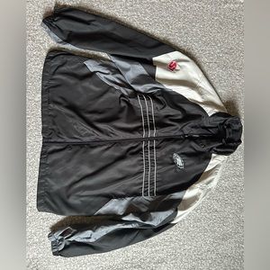 Vintage Philadelphia Eagles wind breaker sports illustrated NFL Size L